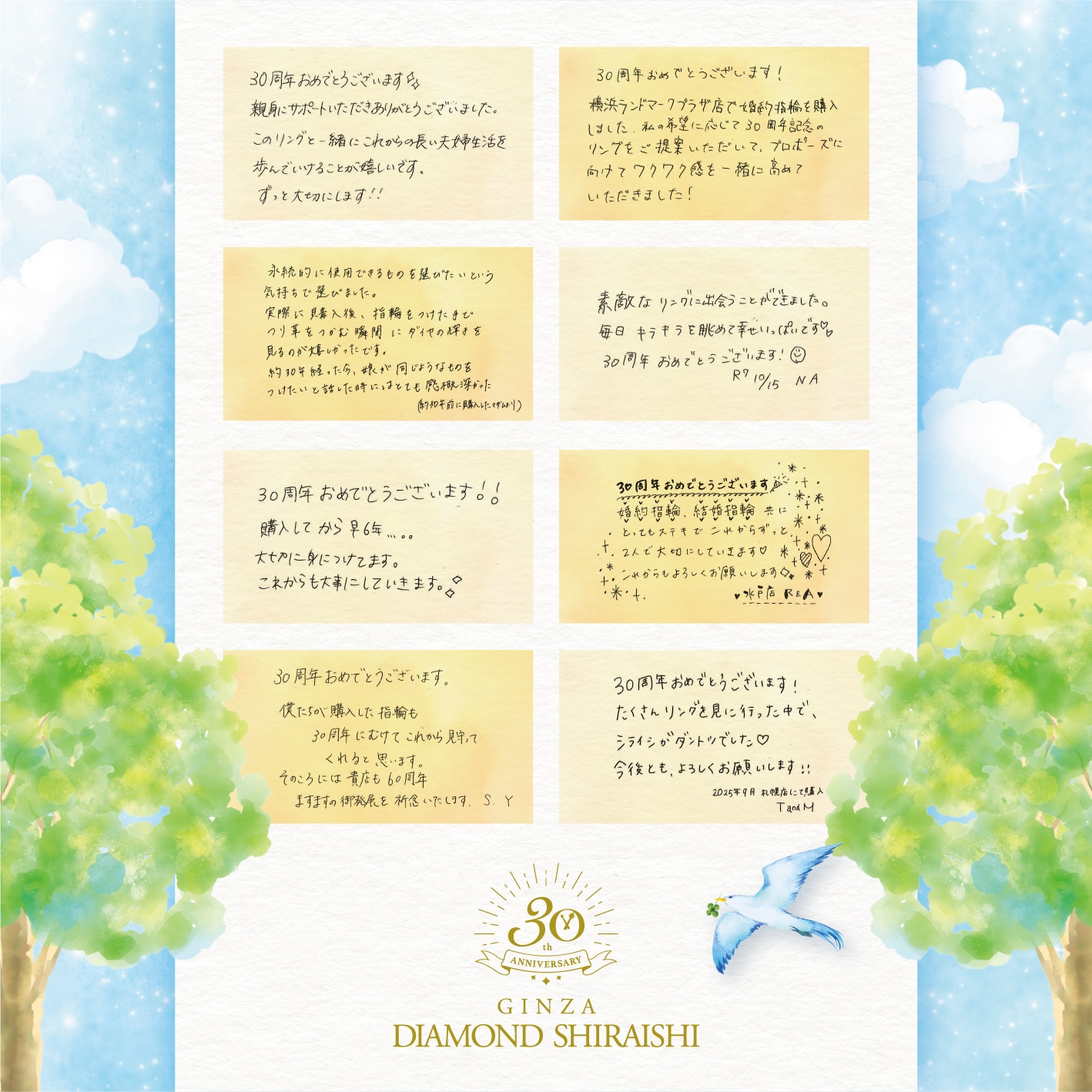 お客様の声 1枚目