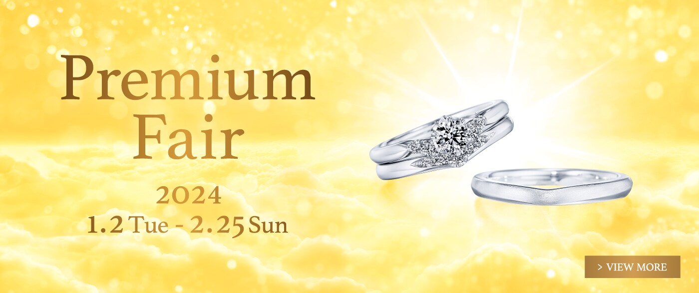 ブライダルジュエリー（婚約指輪・結婚指輪）専門店「銀座ダイヤモンドシライシ」の Premium Fair 2024 のご案内