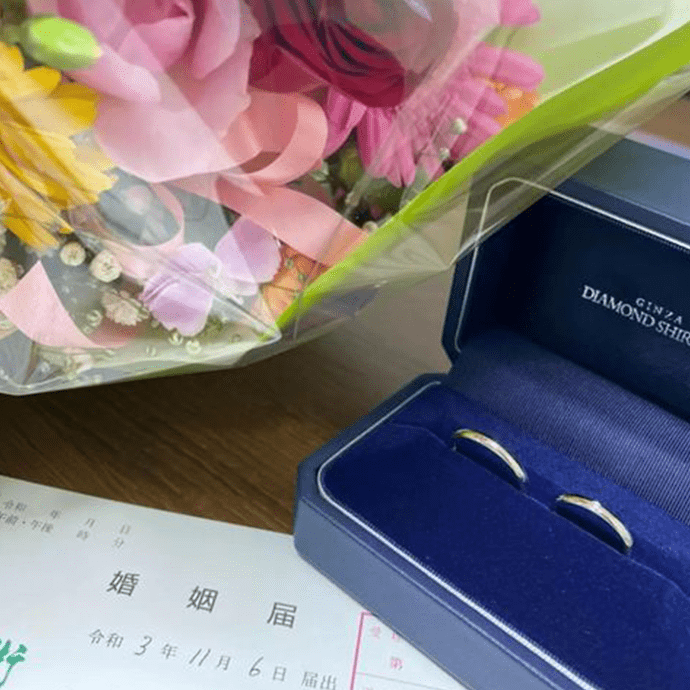 Tiffany&Co. 婚姻届＆夫婦箸セット