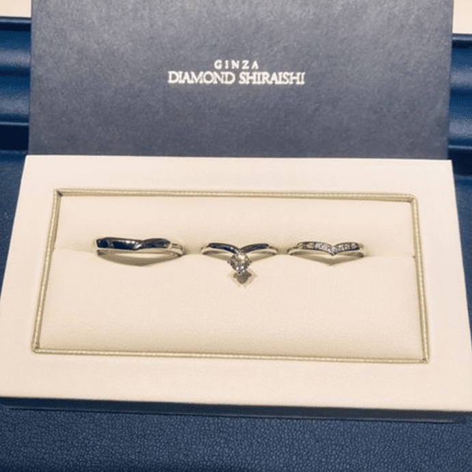 お客様と指輪の運命の出会いアルバム｜銀座ダイヤモンドシライシ 