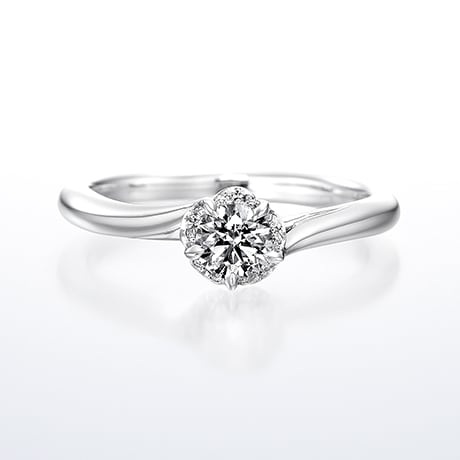 婚約指輪「Bloomin'」｜銀座ダイヤモンドシライシ