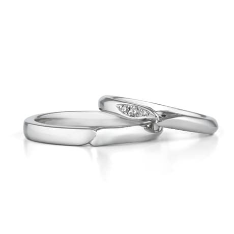 結婚指輪「Diamond Lily」|銀座ダイヤモンドシライシ 結婚指輪「Diamond Lily」|銀座ダイヤモンドシライシ