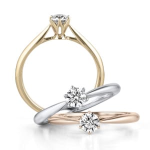 銀座ダイヤモンドシライシの婚約指輪「セントグレア」