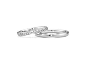 10万円台でも買える結婚指輪、銀座ダイヤモンドシライシ「Diana D.」細身でメレダイヤあり