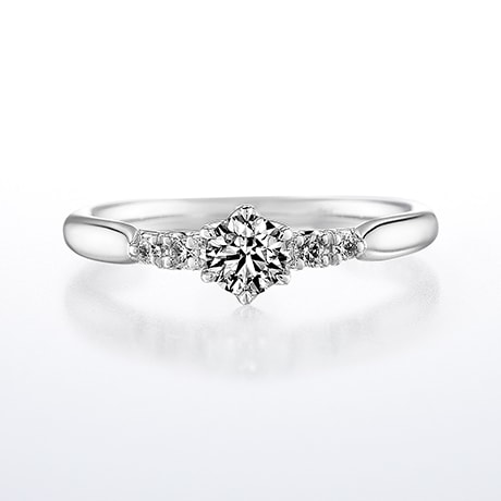 婚約指輪「Bouquet メリア」｜銀座ダイヤモンドシライシ