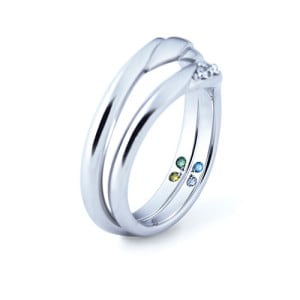 結婚指輪・婚約指輪の「シークレットストーン」