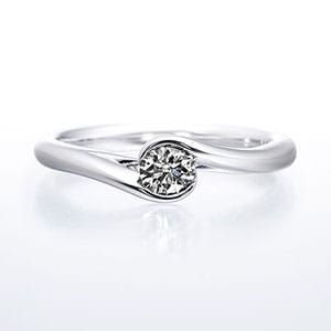 銀座ダイヤモンドシライシの婚約指輪（エンゲージリング）「セントグレア」