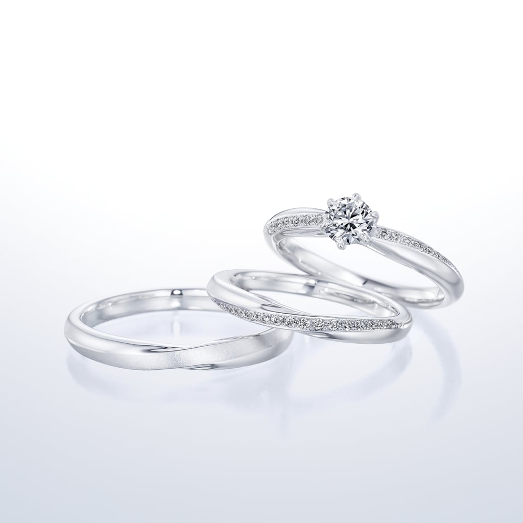 ダイヤモンドシライシ 婚約指輪 未使用品 10号 ダイヤモンドシライシ 結婚指輪(刻印なし) - メルカリ